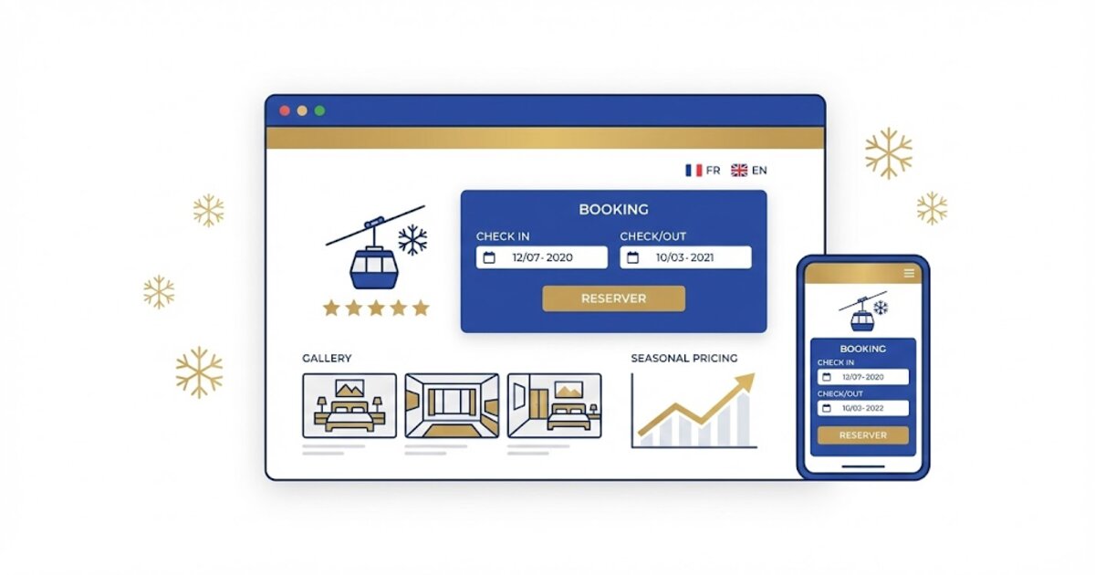 Site Web Hôtel Station Ski : 7 Fonctionnalités Essentielles