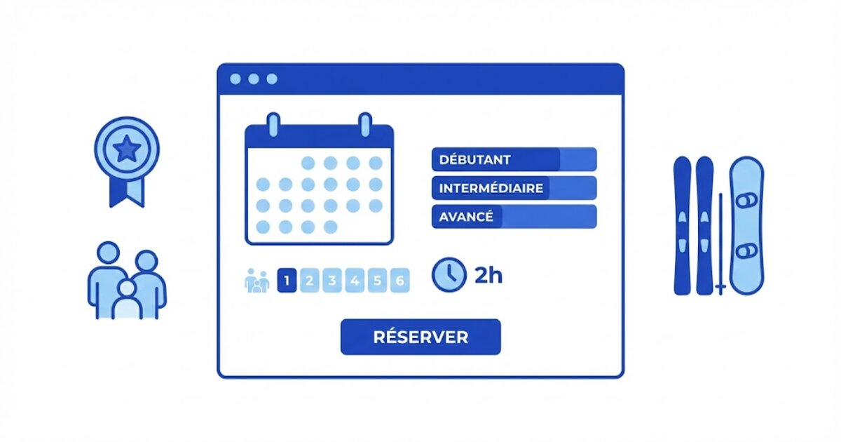 Site Web pour École de Ski : Réservation et Visibilité