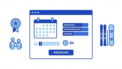 Site Web pour École de Ski : Réservation et Visibilité