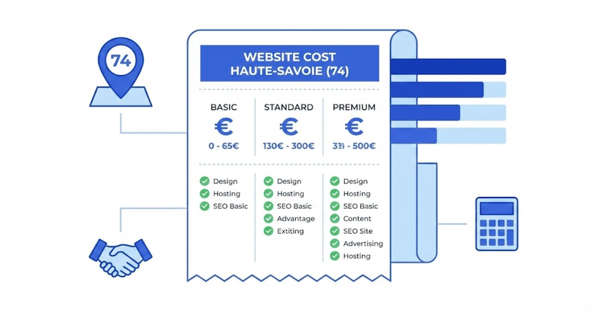 Prix Site Web en Haute-Savoie 2025 : Tarifs Transparents