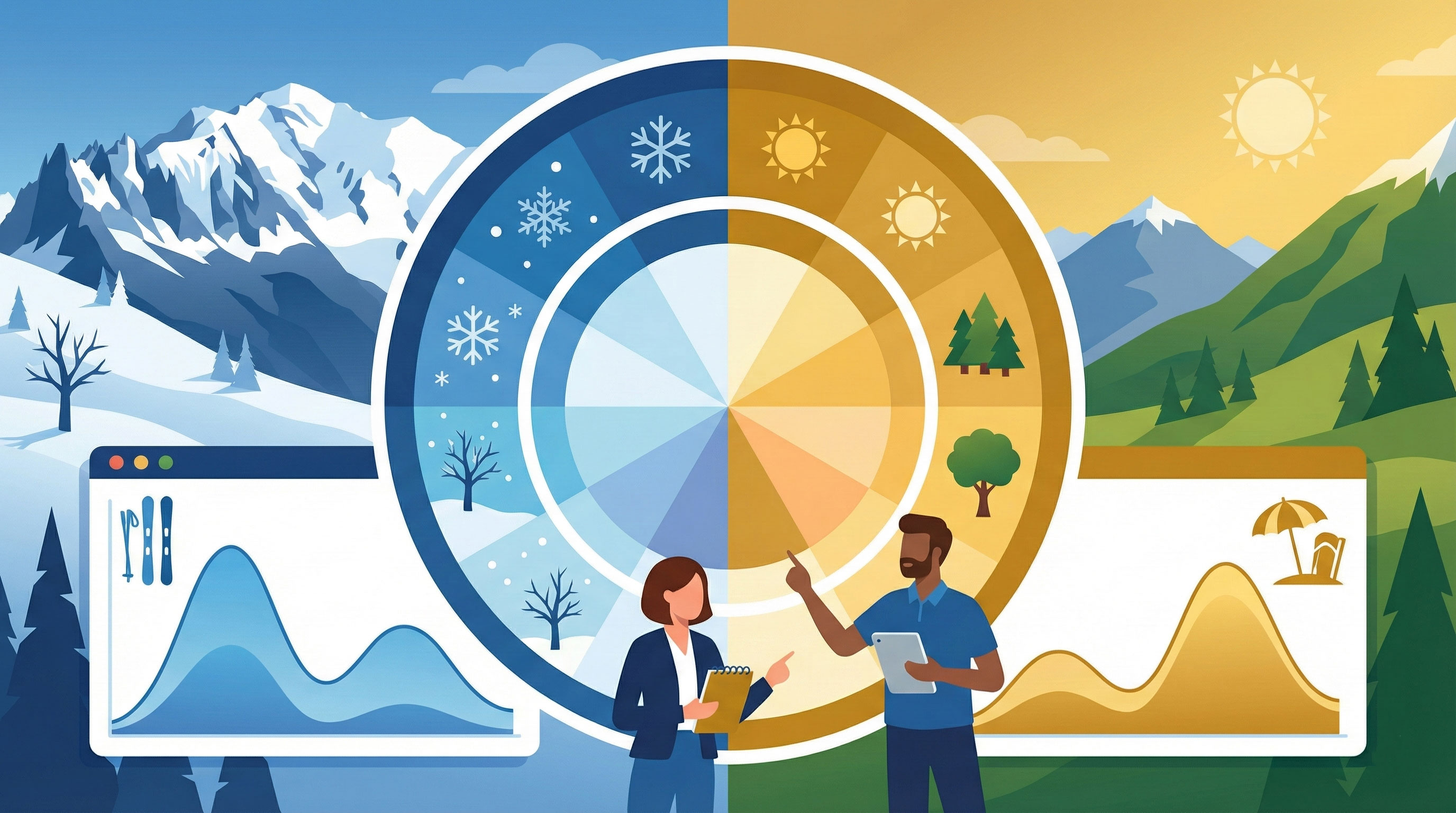 Marketing Digital Saisonnier : Guide Pour Entreprises de Montagne en Haute-Savoie