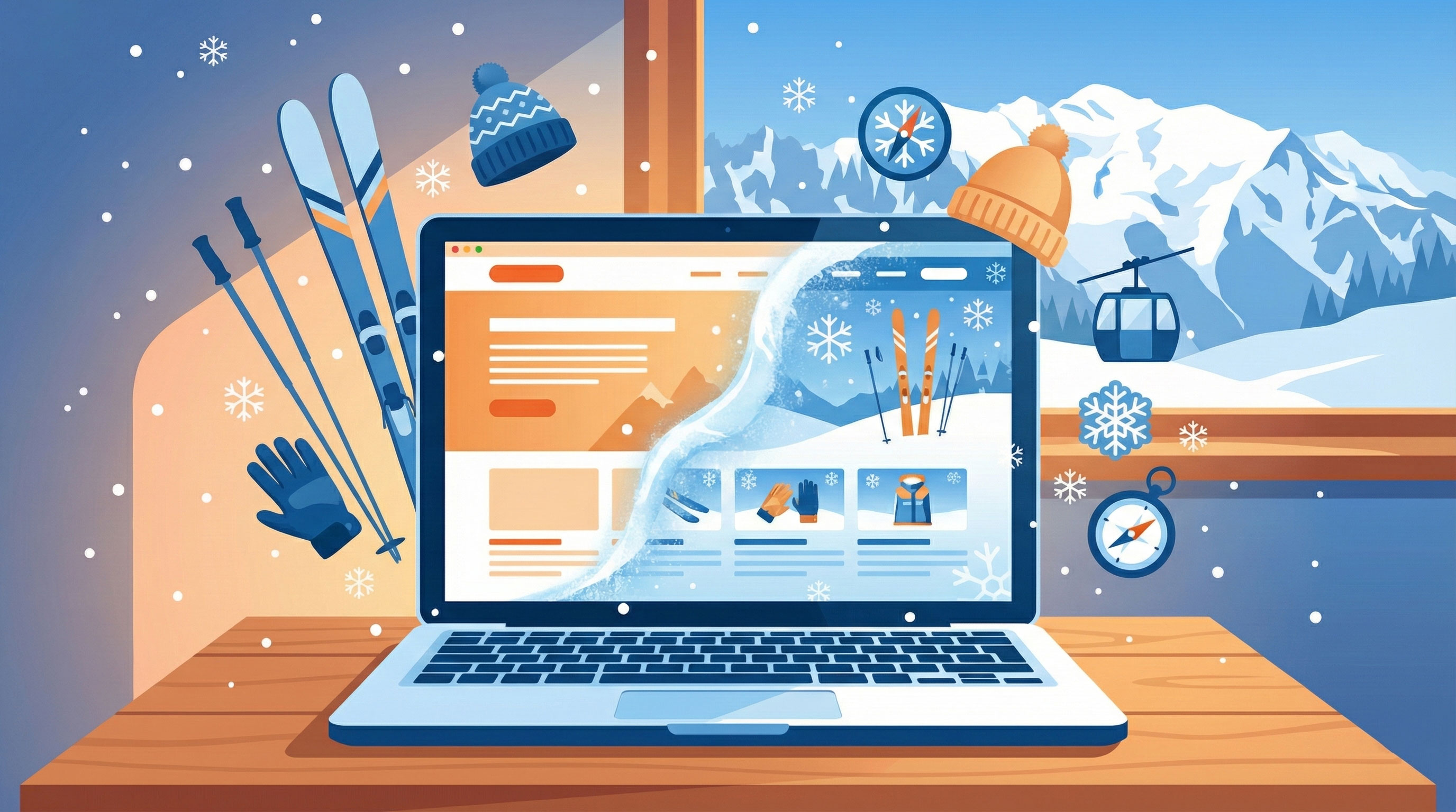 Préparer Son Site Web Pour la Saison d'Hiver : Guide Pour Entreprises de Montagne