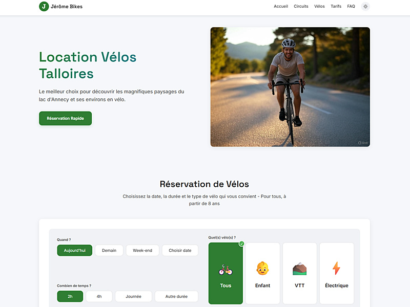 Site magasin vélos Jerome Bikes